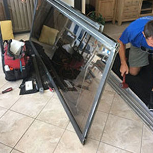 sliding glass door frame repair Rialto